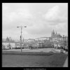 Pražský hrad (3631-2), Praha 1965 duben, černobílý obraz, stará fotografie, prodej