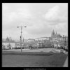 Pražský hrad (3631-2), Praha 1965 duben, černobílý obraz, stará fotografie, prodej