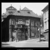 Rohový domek (3699), Praha 1965 květen, černobílý obraz, stará fotografie, prodej