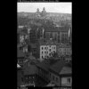 Domy a střechy starého Žižkova (3758-2), Praha 1965 červen, černobílý obraz, stará fotografie, prodej