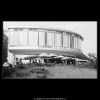 Bruselská restaurace Praha (3767), Praha 1965 červen, černobílý obraz, stará fotografie, prodej