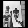 Lucerna na rohu ulice (3778), Praha 1965 červen, černobílý obraz, stará fotografie, prodej