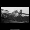 Pražský hrad (988-2), Praha 1960 listopad, černobílý obraz, stará fotografie, prodej