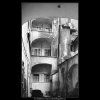 Pražské dvory (3973-1), Praha 1965 září, černobílý obraz, stará fotografie, prodej