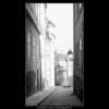 Pohled z Jánské ulice (4020), Praha 1965 září, černobílý obraz, stará fotografie, prodej