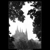 Chrám sv.Víta (1360), Praha 1961 léto, černobílý obraz, stará fotografie, prodej