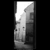 Pohled do Týnské uličky (4172), Praha 1965 prosinec, černobílý obraz, stará fotografie, prodej