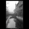 Oblouk u Smíchova (4284-18), Praha 1966 únor, černobílý obraz, stará fotografie, prodej
