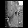 Pohled do Nosticovy ulice (4320), Praha 1966 únor, černobílý obraz, stará fotografie, prodej