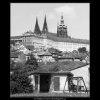 Pražský hrad (2302-4), Praha 1963 červenec, černobílý obraz, stará fotografie, prodej