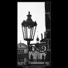 Lampa u novoměstské věže (4544-2), Praha 1966 květen, černobílý obraz, stará fotografie, prodej