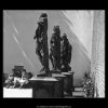 Zákryt soch (4599-29), Praha 1966 červenec, černobílý obraz, stará fotografie, prodej