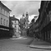 Chrám sv.Mikuláše (4666-2), Praha 1966 srpen, černobílý obraz, stará fotografie, prodej