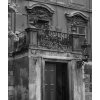 Pražské balkony (4740), Praha 1966 srpen, černobílý obraz, stará fotografie, prodej