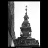 Věž vysoké radniční synagogy (4752), Praha 1966 srpen, černobílý obraz, stará fotografie, prodej