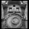 Staroměstský orloj (4778-5), Praha 1966 srpen, černobílý obraz, stará fotografie, prodej
