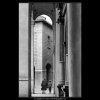 Loubí kostela sv.Salvátora (4798), Praha 1966 srpen, černobílý obraz, stará fotografie, prodej