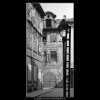 Domy a lucerna (4604), žánry - Praha 1966 červenec, černobílý obraz, stará fotografie, prodej