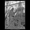 Z malostranského hřbitova (5099-5), Praha 1967 únor, černobílý obraz, stará fotografie, prodej