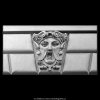Maskaron (5130-3), Praha 1967 únor, černobílý obraz, stará fotografie, prodej