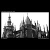 Chrám sv.Víta (5191), Praha 1967 únor, černobílý obraz, stará fotografie, prodej