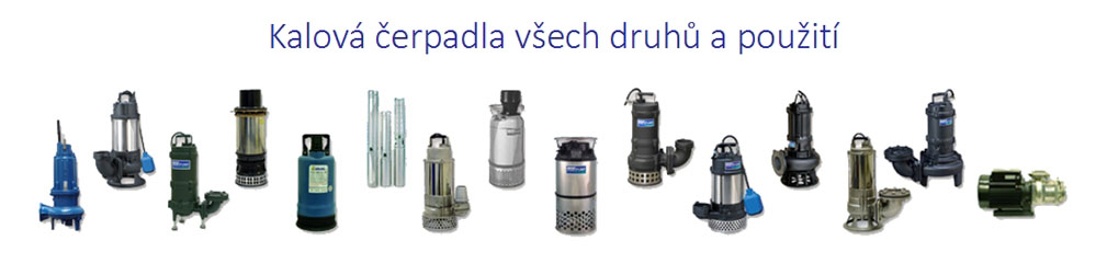 Čerpadla všech druhů a použití