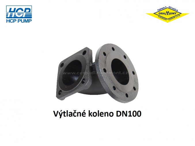 Výtlačné koleno DN100