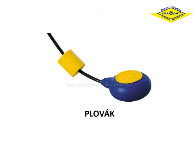 Plovákový hladinový spínač pro čerpadla ORAMONT® PO, POR, PVOR