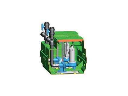 Calpeda GEO 500-2 GQRM 10-16 0,9kW X2 230V čerpací jímka