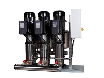Automatická tlaková stanice ATS PUMPA 3 SBIP 15-7 TE 400V, provedení s frekvenčními měniči PUMPA DRIVE