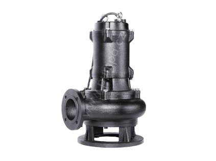 PUMPA black line 80BLK43.7-P50 400V 3,7kW, kalové čerpadlo, kanálové oběžné kolo, průchodnost 50mm, kabel 15m