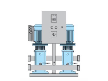 Calpeda BS2V 2MXVE 32-407 2x2,2kW 400V automatická stanice se dvěma frekvenčními měniči