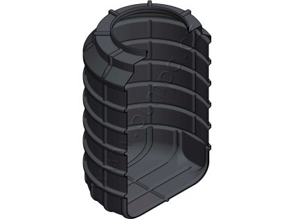 PUMPA black line Box 1110(600)/1940 čerpací jímka s poklopem, bez vystrojení, centrický vstup, úprava pro spouštěcí zařízení