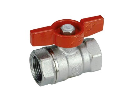 GIACOMINI R251D 5/4" červený kulový kohout, PN 35, t 185 C, vrtulka