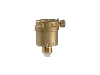 GIACOMINI R88 1/4"   Automatický odvzdušňovací ventil, svislý, mosaz