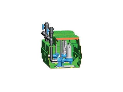 Calpeda GEO 500 GQV 50-11 0,9kW X2 400V čerpací jímka