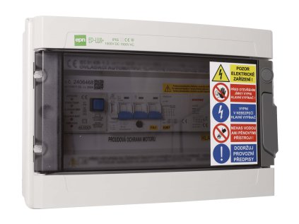 spínací skříňka MASTER 230V- řízení elektrodou a plov., s proud. chráničem 5,4A