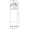 VO1 WILO583506 Wilo Extract FIRST 303 EM A Dimension drawing