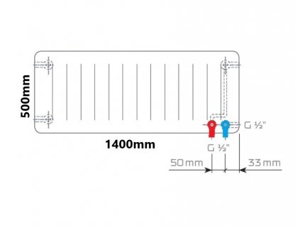 RADIATOR-KORAD-21VKP-500X1400