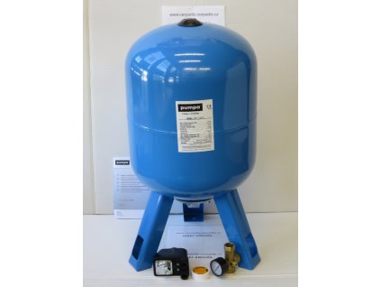 PUMPA SMP-V 50, SET tlaková nádoba, tlakový spínač, manometr, uzel, teflon