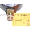 manometr RF50 G1/4"A spodní připojení 0-6bar