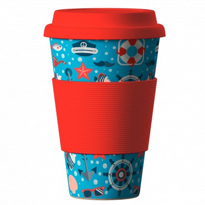 Bamboo Cup Sea red