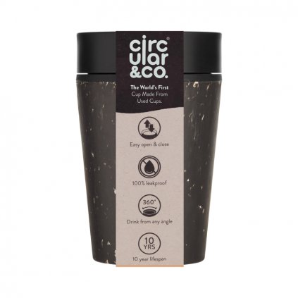 Kelímek Circular Cup (rCup) COSMIC Black 227ml