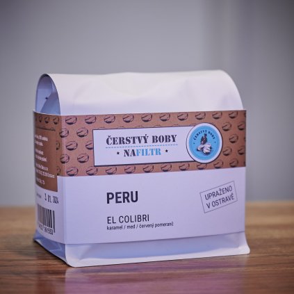 Zrnková káva EL COLIBRI (Peru) 250g