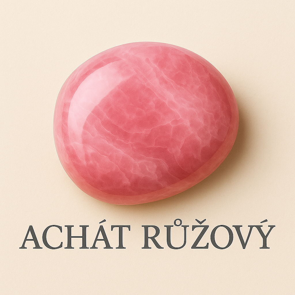 Achát růžový – jemný kámen lásky, klidu a ženské energie