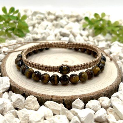 Set náramků tygří oko