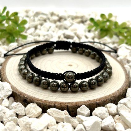 set náramků pyrit 1