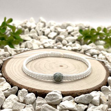 Macramé náramek achát stromečkový