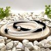 Párové macramé náramky obsidián a magnezit 1
