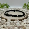 Macrame náramek obsidián černý 1